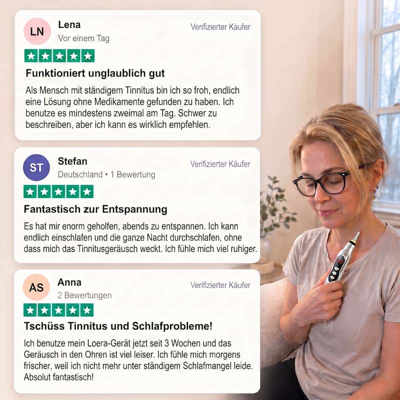 Loera™ Das Tinnitus-Gerät, das dir Stille schenkt