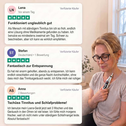 Loera™ Das Tinnitus-Gerät, das dir Stille schenkt