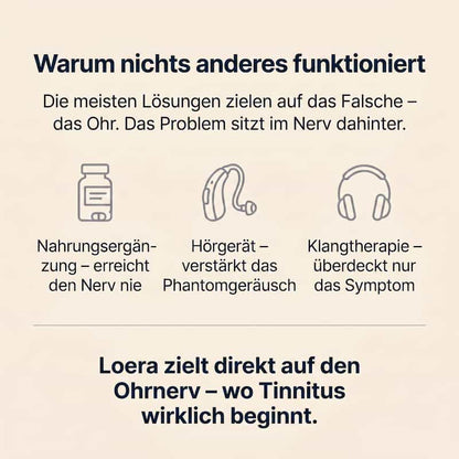 Loera™ Das Tinnitus-Gerät, das dir Stille schenkt