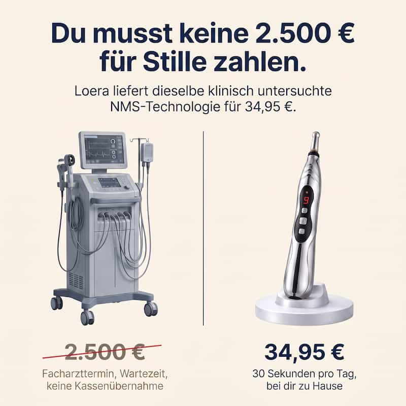 Loera™ Das Tinnitus-Gerät, das dir Stille schenkt